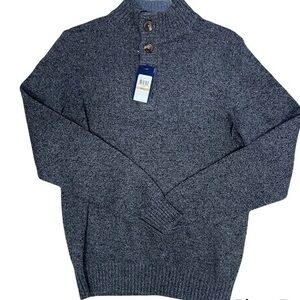 IZOD button collar pullover sweater